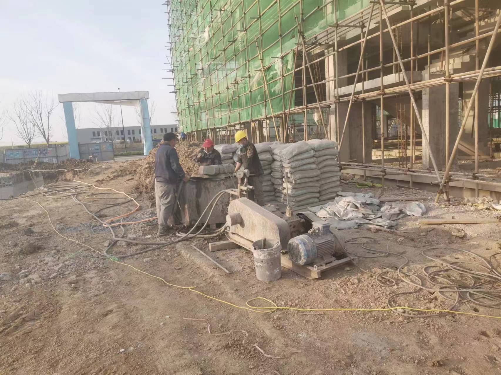 通城别墅下沉注浆